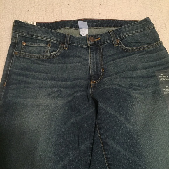 Eddie Bauer curvy boot fit Jeans inseam 34 NWT - Picture 3 of 6